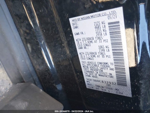 Nissan Rogue Sv Intelligent Awd 2023 5N1BT3BB4PC832932 Image 9