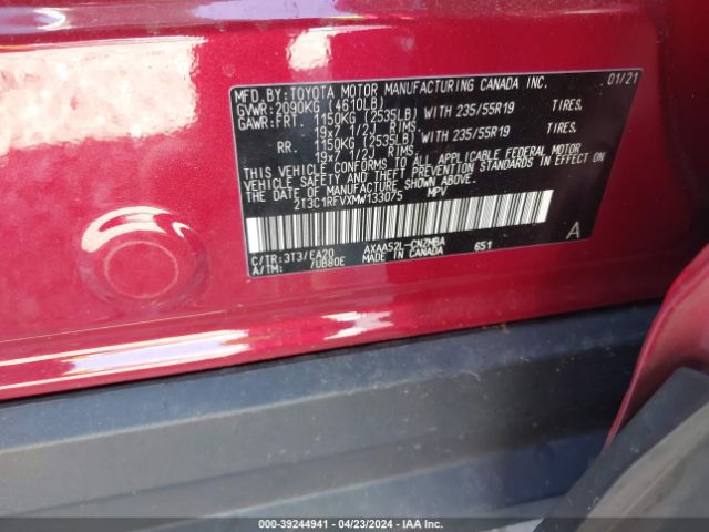2021 TOYOTA RAV4 2T3C1RFVXMW133075 Photo 8