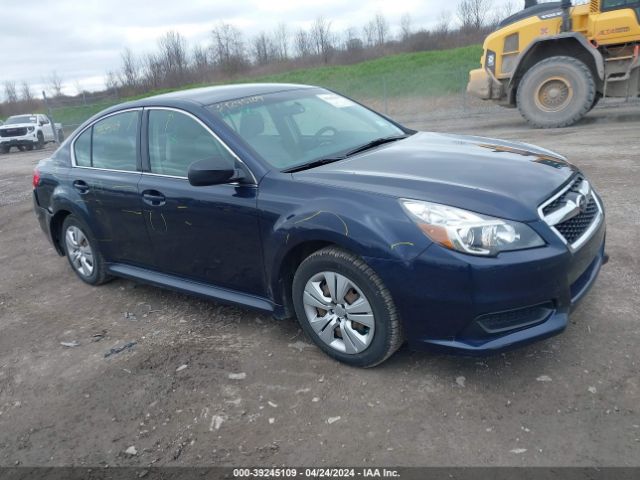 Auction sale of the 2014 Subaru Legacy 2.5i, vin: 4S3BMBA60E3020816, lot number: 39245109