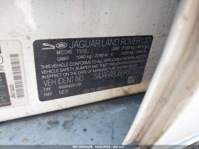 2017 JAGUAR XE SAJAR4BG6HA973533 Photo 8