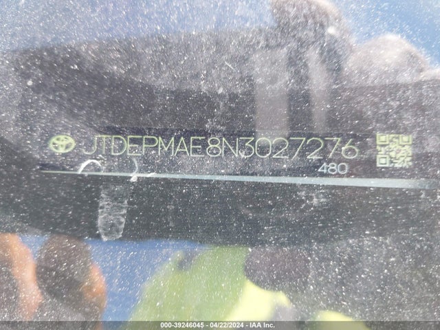 Toyota COROLLA LE 2022 JTDEPMAE8N3027276 Image 9