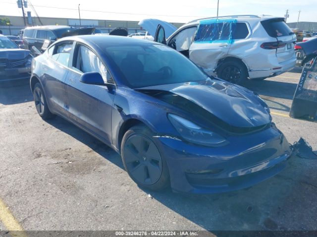 Продаж на аукціоні авто 2022 Tesla Model 3 Rear-wheel Drive, vin: 5YJ3E1EAXNF101559, номер лоту: 39246276