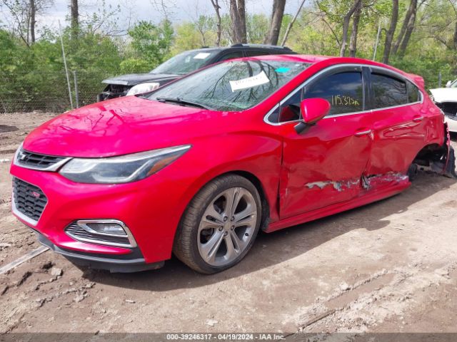 3G1BF6SMXHS593454 Chevrolet Cruze Premier Auto