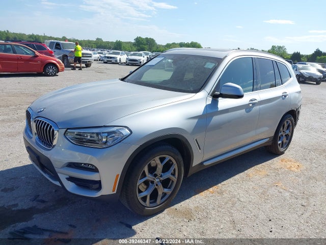 BMW X3 Xdrive30i 2021 5UXTY5C05M9F50358 Image 2