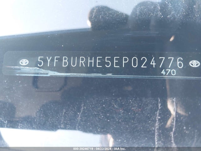 Toyota COROLLA LE 2014 5YFBURHE5EP024776 Image 9