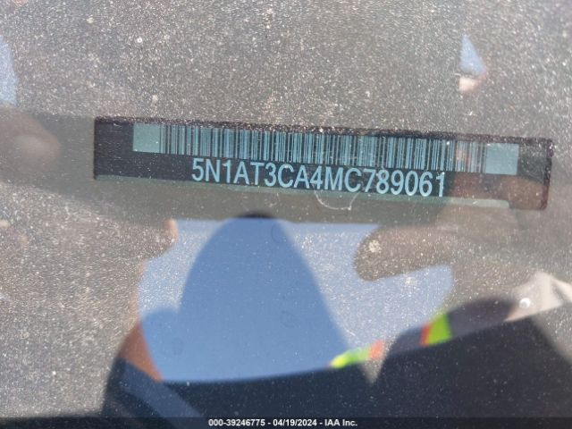 5N1AT3CA4MC789061 Nissan Rogue Sl Fwd