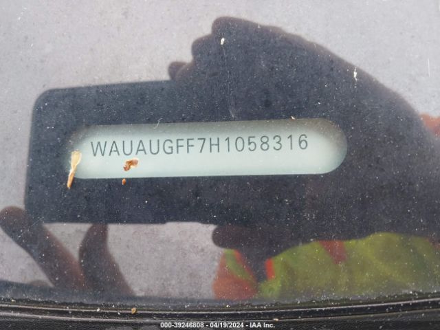 WAUAUGFF7H1058316 Audi A3 2.0t Premium