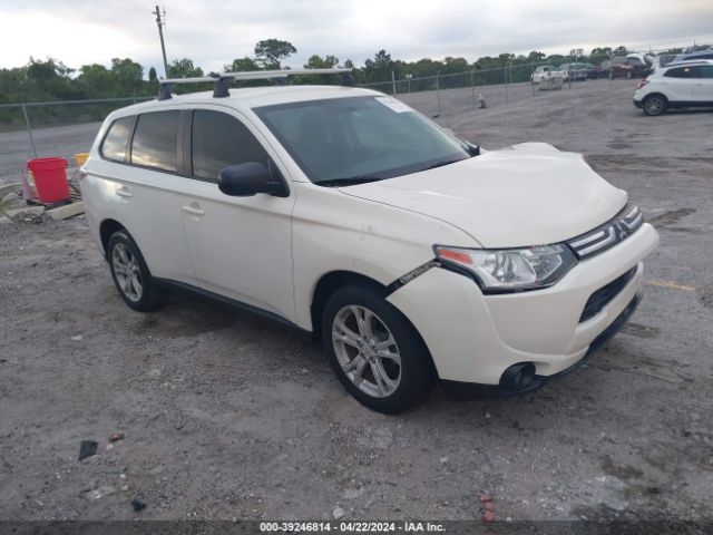 2014 Mitsubishi Outlander Es მანქანა იყიდება აუქციონზე, vin: JA4AD2A32EZ013276, აუქციონის ნომერი: 39246814