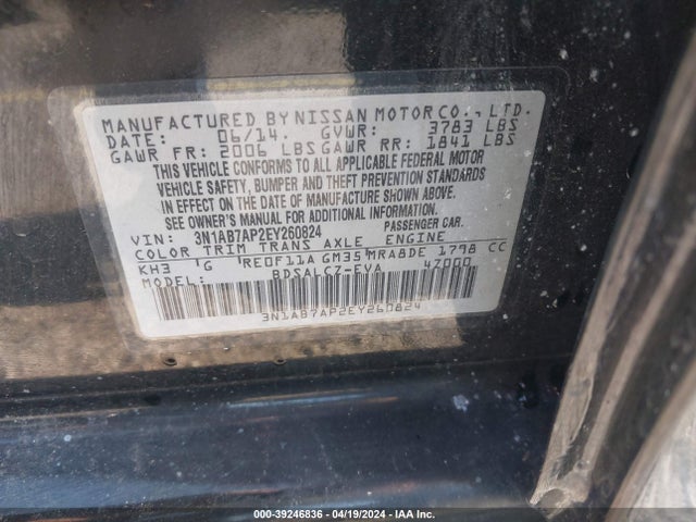 Nissan SENTRA S 2014 3N1AB7AP2EY260824 Image 9
