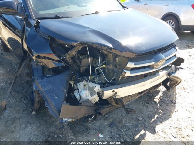 5TDKZRFH6KS316485 Toyota Highlander Xle