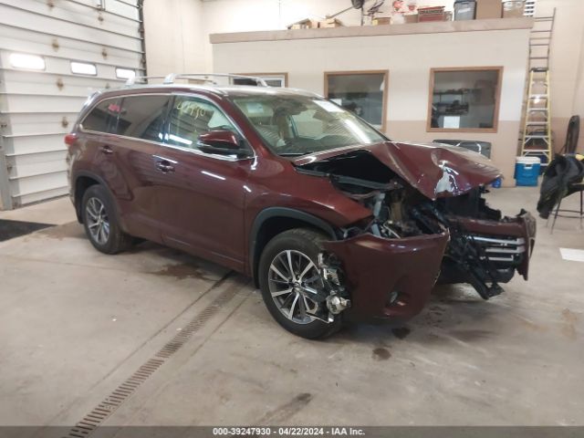 Продажа на аукционе авто 2017 Toyota Highlander Xle, vin: 5TDJZRFH5HS478502, номер лота: 39247930