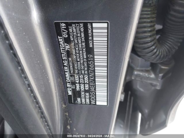 WDDSJ4EB7KN766519 Mercedes-Benz CLA 250