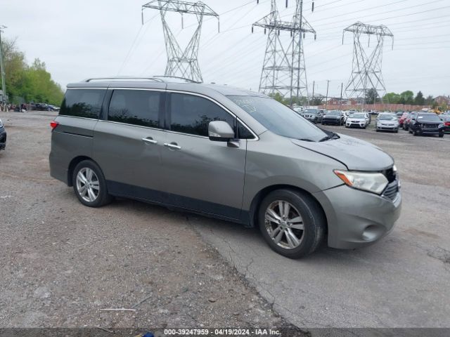 Auction sale of the 2011 Nissan Quest Sl, vin: JN8AE2KP9B9007155, lot number: 39247959