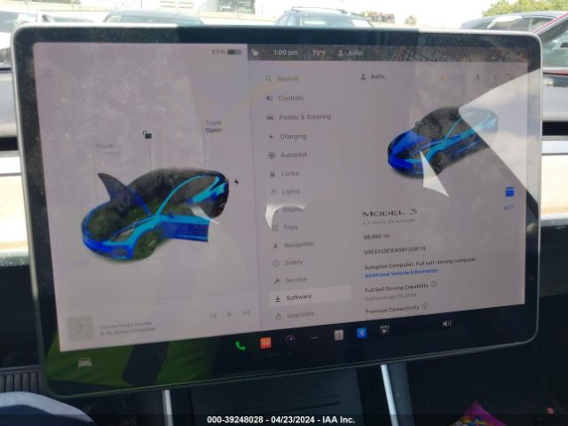 5YJ3E1EA5KF338178 Tesla Model 3 Long Range/mid Range/standard Range/standard Range Plus