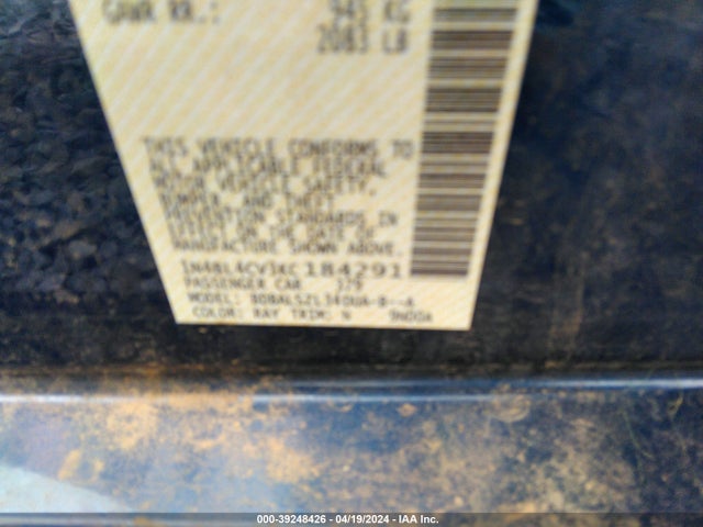 Nissan Altima 2.5 Sr 2019 1N4BL4CV3KC184291 Image 9