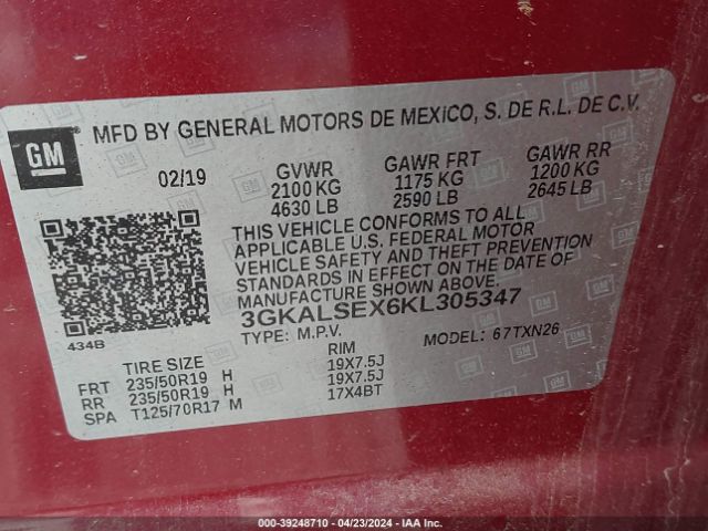3GKALSEX6KL305347 GMC Terrain Denali