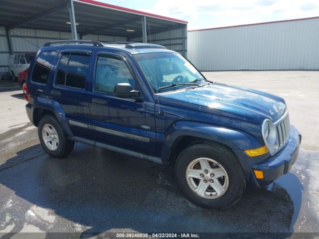 Auction sale of the 2007 Jeep Liberty Sport, vin: 1J4GL48K27W567170, lot number: 39248835