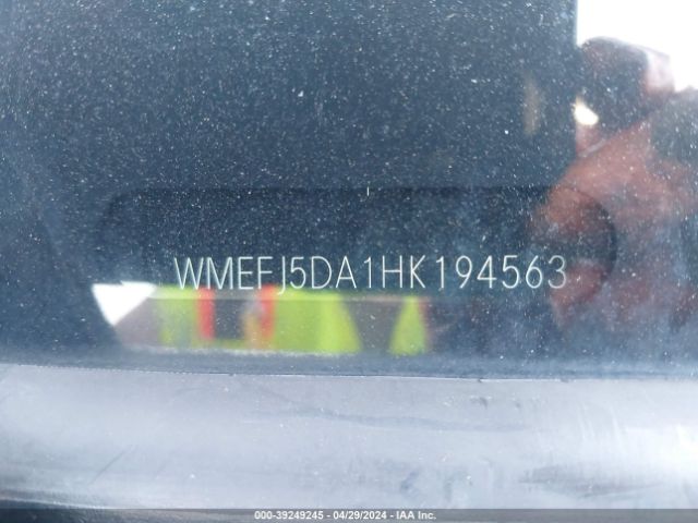 WMEFJ5DA1HK194563 Smart Fortwo Passion/prime/proxy/pure