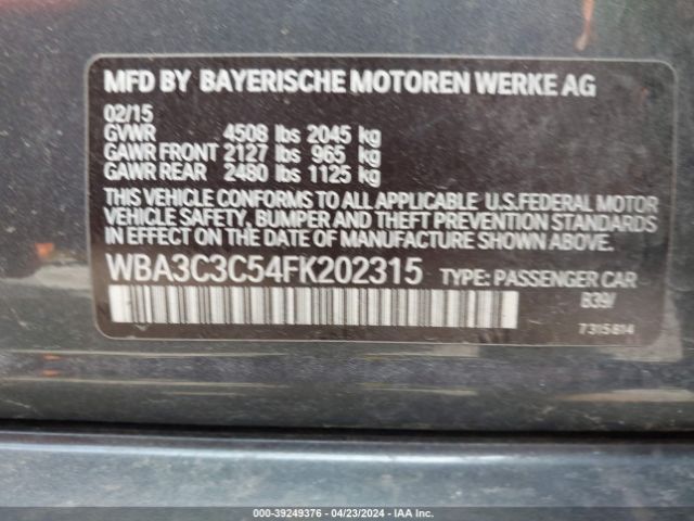 WBA3C3C54FK202315 BMW 320i Xdrive