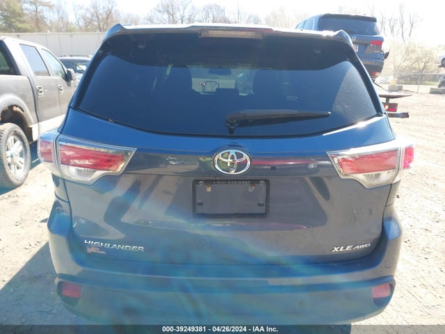 Toyota Highlander Xle V6 2015 5TDJKRFH5FS139238 Image 16