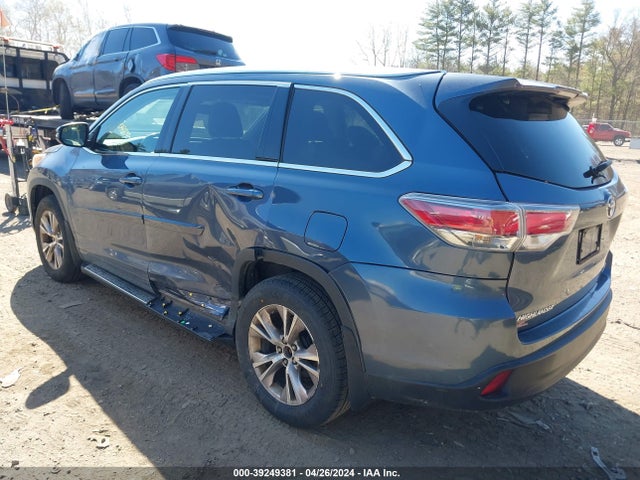 Toyota Highlander Xle V6 2015 5TDJKRFH5FS139238 Image 3