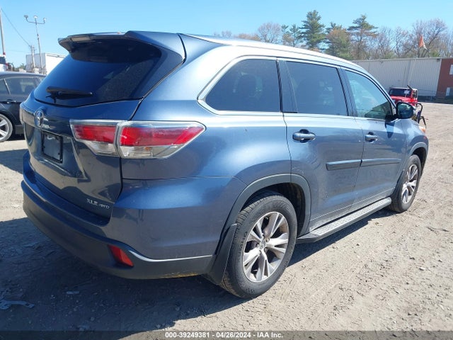 Toyota Highlander Xle V6 2015 5TDJKRFH5FS139238 Image 4