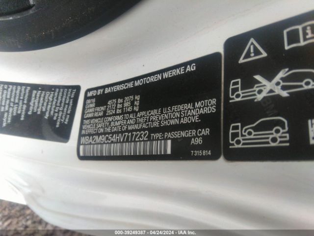 WBA2M9C54HV717232 BMW 230i Xdrive