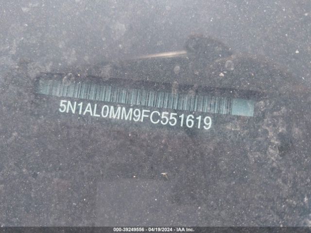5N1AL0MM9FC551619 Infiniti QX60