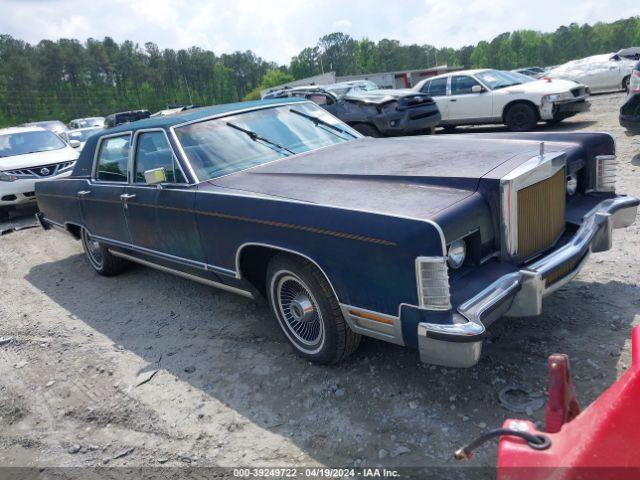 1979 LINCOLN CONTINENTAL 9Y82S616986      