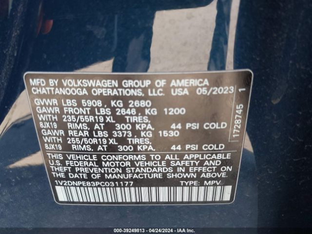 1V2DNPE83PC031177 Volkswagen Id.4 Awd Pro