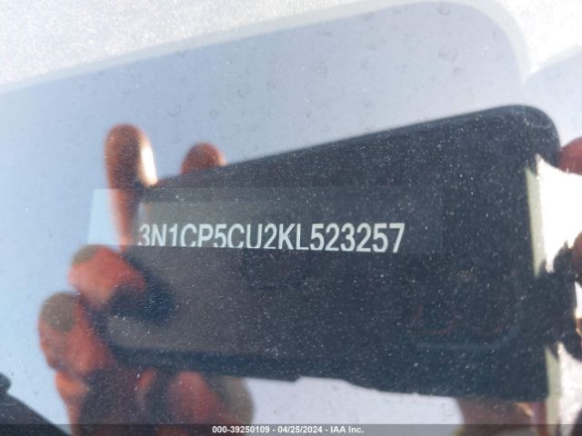 3N1CP5CU2KL523257 Nissan KICKS S