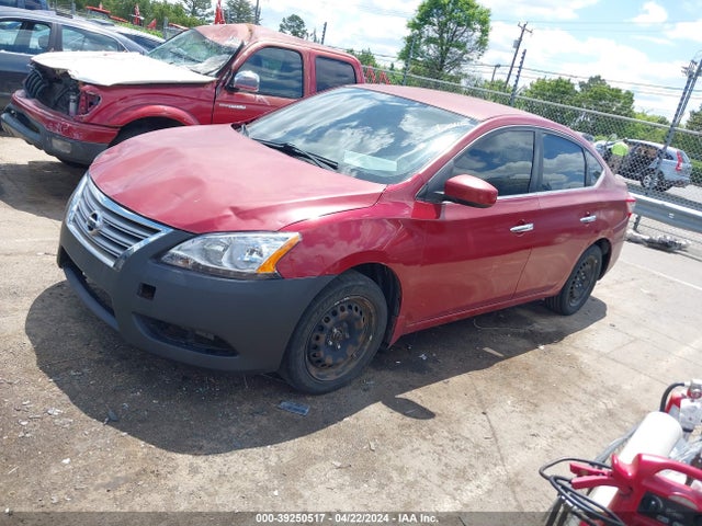 Nissan SENTRA S 2014 3N1AB7AP0EL686699 Image 2
