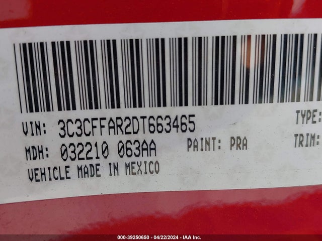 2013 FIAT 500 3C3CFFAR2DT663465 Photo 8