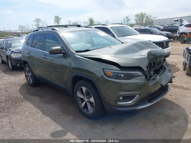 Auction sale of the 2019 Jeep Cherokee Limited 4x4, vin: 1C4PJMDX2KD237546, lot number: 39250716
