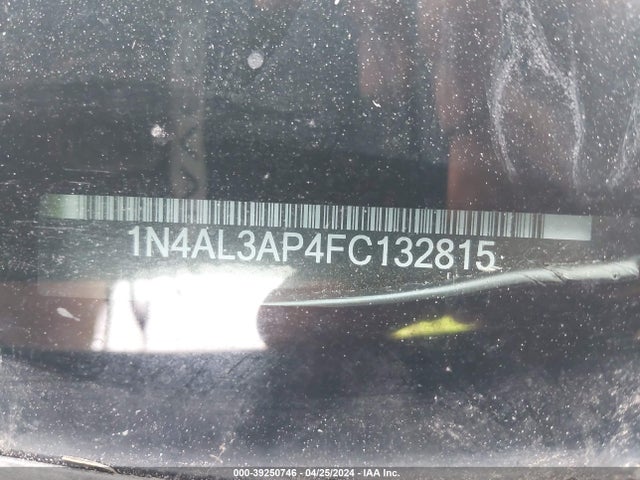 Nissan Altima 2.5 Sl 2015 1N4AL3AP4FC132815 Image 9