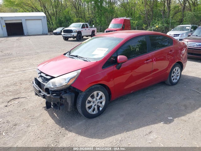 KIA RIO LX 2014 KNADM4A39E6363534 Image 2