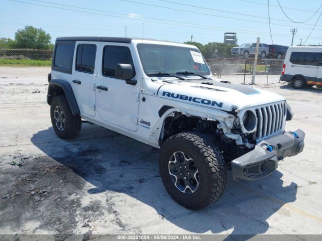 Aukcja sprzedaży 2022 Jeep Wrangler 4xe Unlimited Rubicon 4x4, vin: 1C4JJXR68NW236868, numer aukcji: 39251004