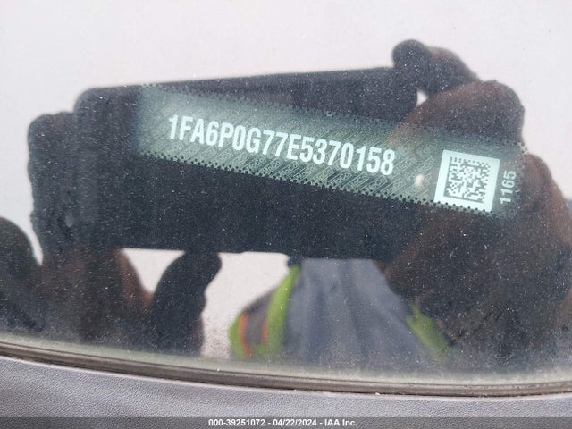 Ford FUSION S 2014 1FA6P0G77E5370158 Image 9