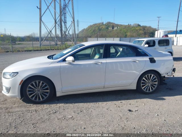 3LN6L5B91KR632434 Lincoln Mkz Standard