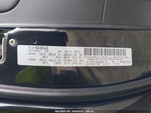 2C4RC1FG8LR232364 Chrysler Pacifica Touring