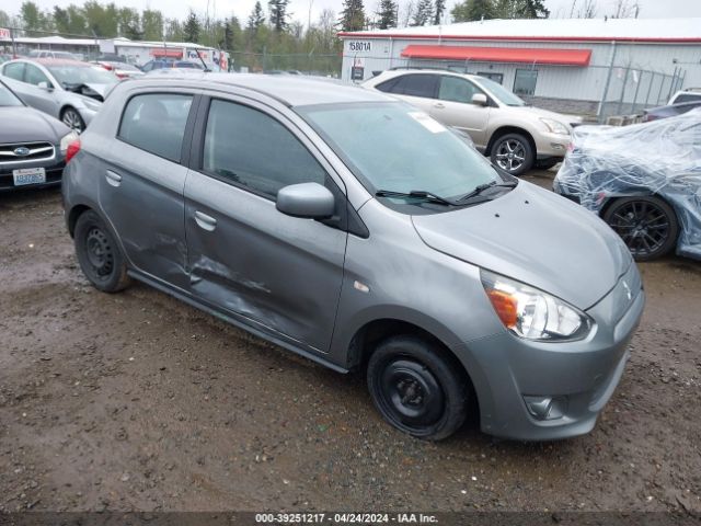 Auction sale of the 2015 Mitsubishi Mirage De/rf, vin: ML32A3HJ8FH044023, lot number: 39251217