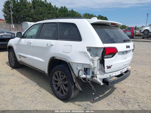 1C4RJFBG7GC333712 Jeep Grand Cherokee Limited 75th Anniversary
