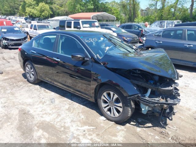 Auction sale of the 2013 Honda Accord Lx, vin: 1HGCR2F39DA156801, lot number: 39251898