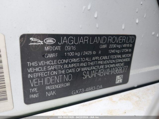 SAJAF4BV4HA968077 Jaguar Xe 35t R-sport