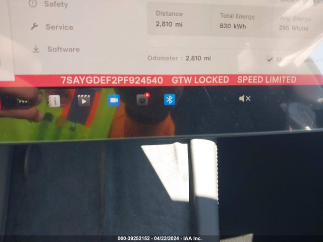 7SAYGDEF2PF924540 Tesla Model Y Awd/performance Dual Motor All-wheel Drive