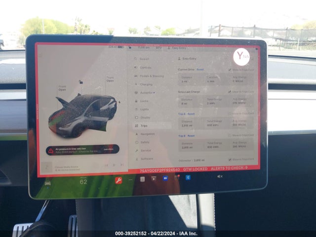 7SAYGDEF2PF924540 Tesla Model Y Awd/performance Dual Motor All-wheel Drive