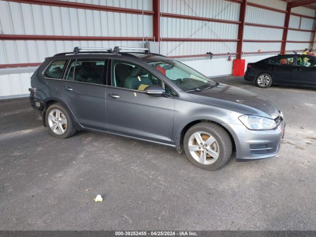 Auction sale of the 2015 Volkswagen Golf Sportwagen Tdi S 4-door, vin: 3VWCA7AU0FM502014, lot number: 39252455