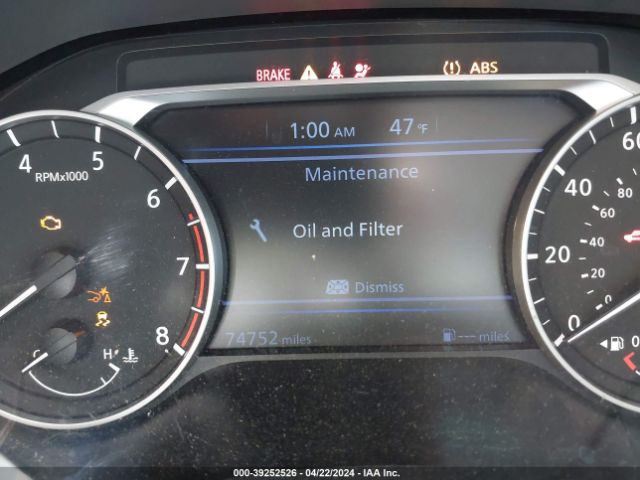 1N4BL4DV9MN336533 Nissan Altima Sv Fwd