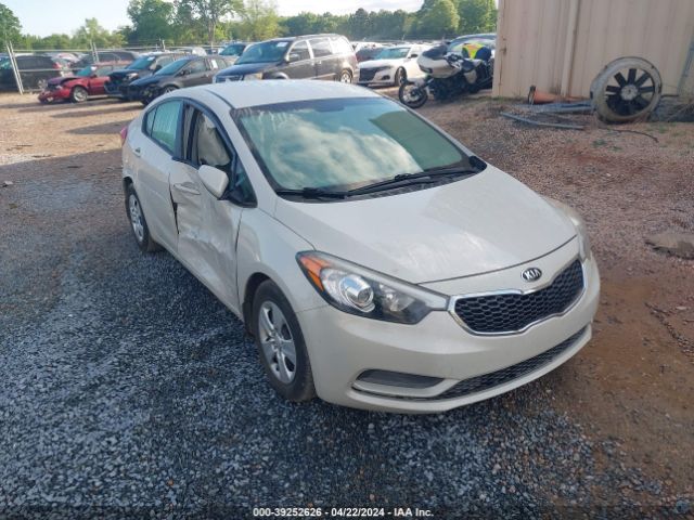 Auction sale of the 2015 Kia Forte Lx, vin: KNAFK4A60F5418002, lot number: 39252626