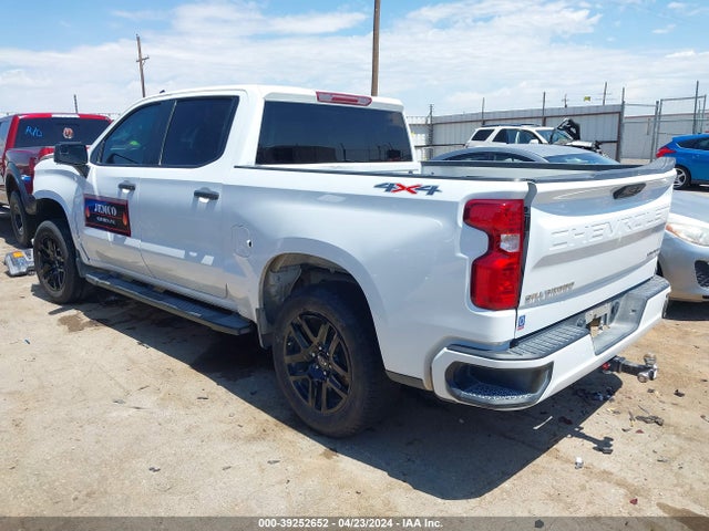 Chevrolet Silverado 1500 4wd  Short Bed Custom 2022 1GCPDBEK8NZ645104 Image 3